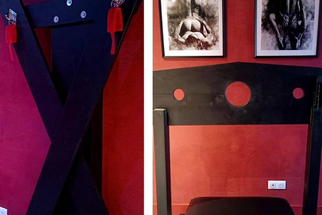 Photo du logement - Appartement balnéo et sauna privés The Red Room - Mauguio