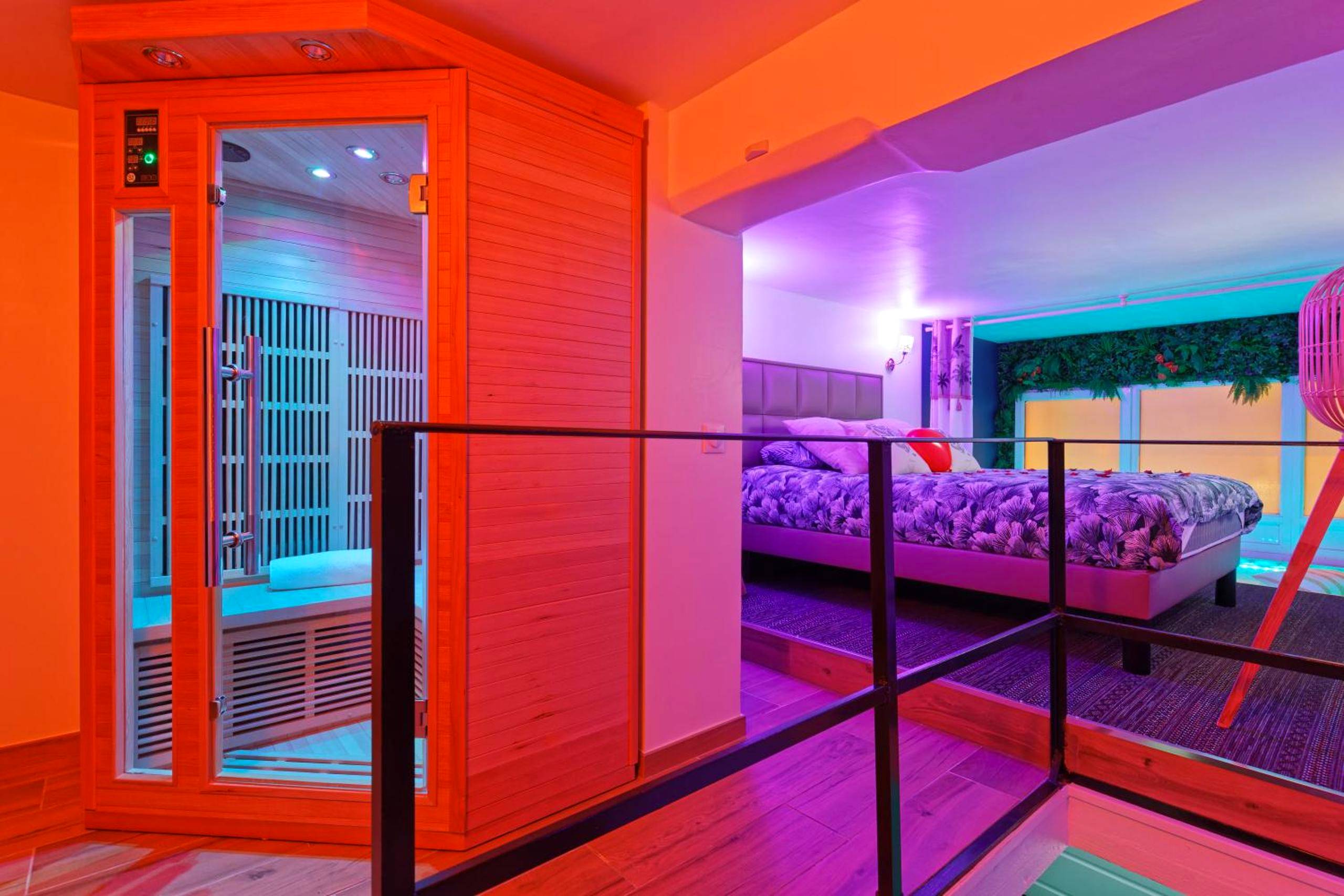 Vue du logement - Love Room Le Havre - Romance spa tropical Le Havre