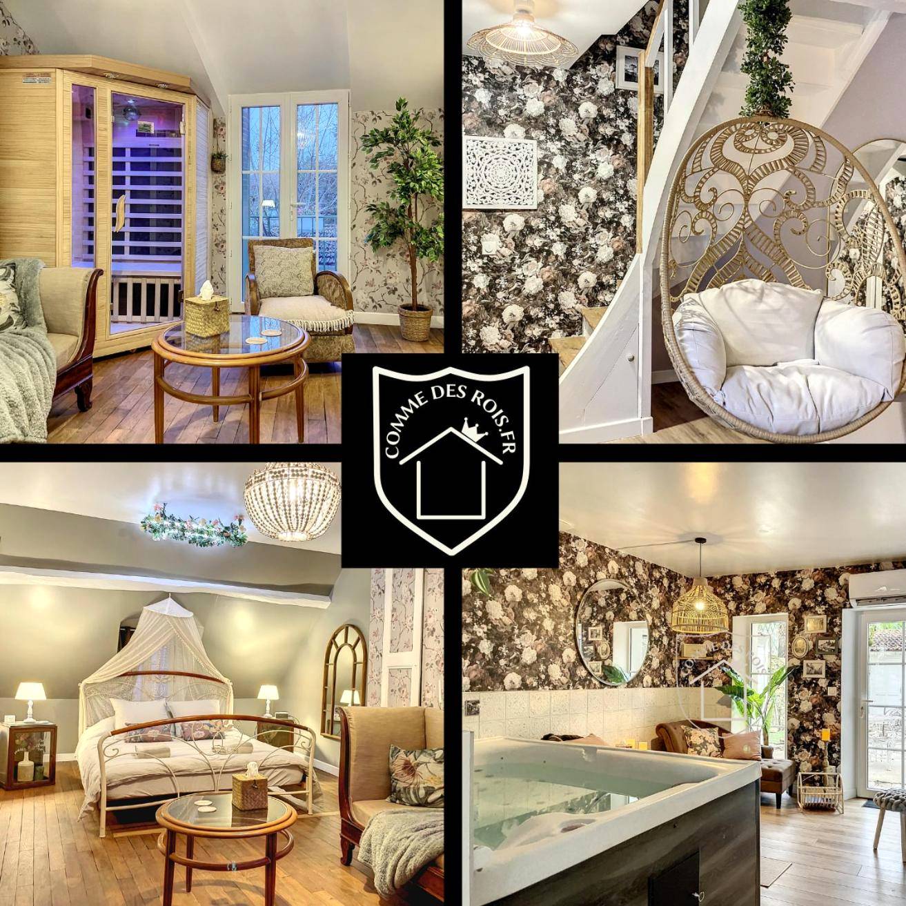 Photo du logement - La Romantique des Rois # Jacuzzi # Sauna - Dourdan