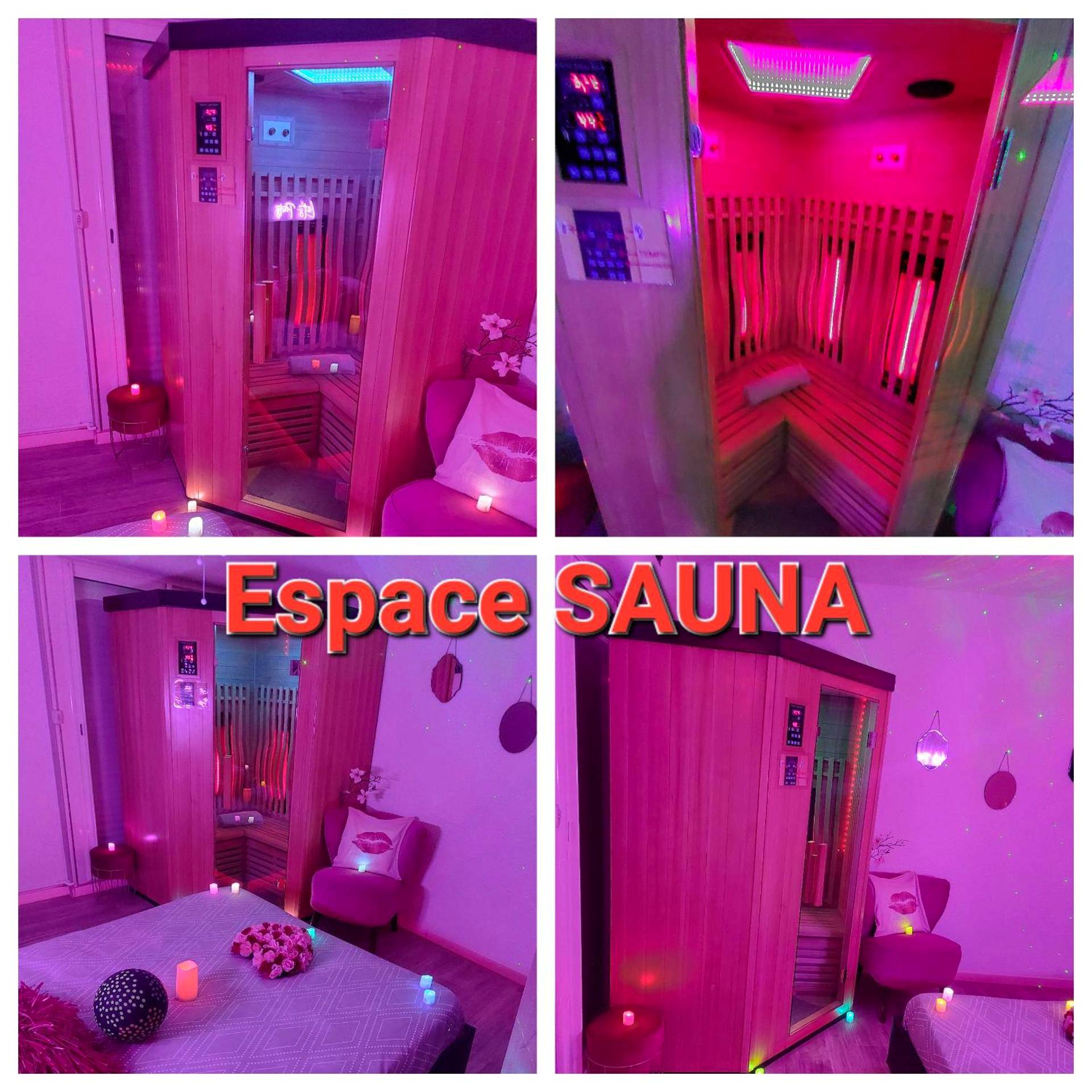 Photo - Luxe Sauna Privatif et Grand bain Jacuzzi à deux à Biscarosse Plage pour Nuit Romantique... - Biscarrosse