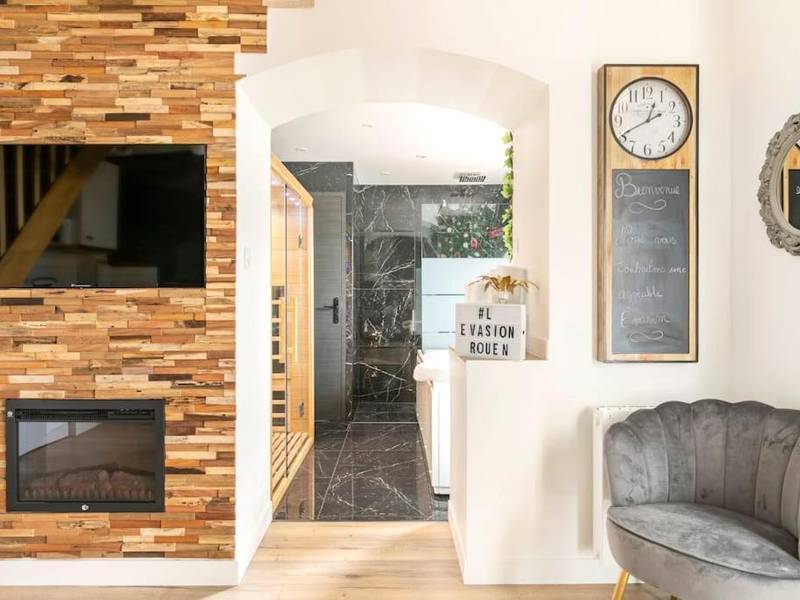 Photo du logement - Sauna, jacuzzi, terrasse et parking - Rouen