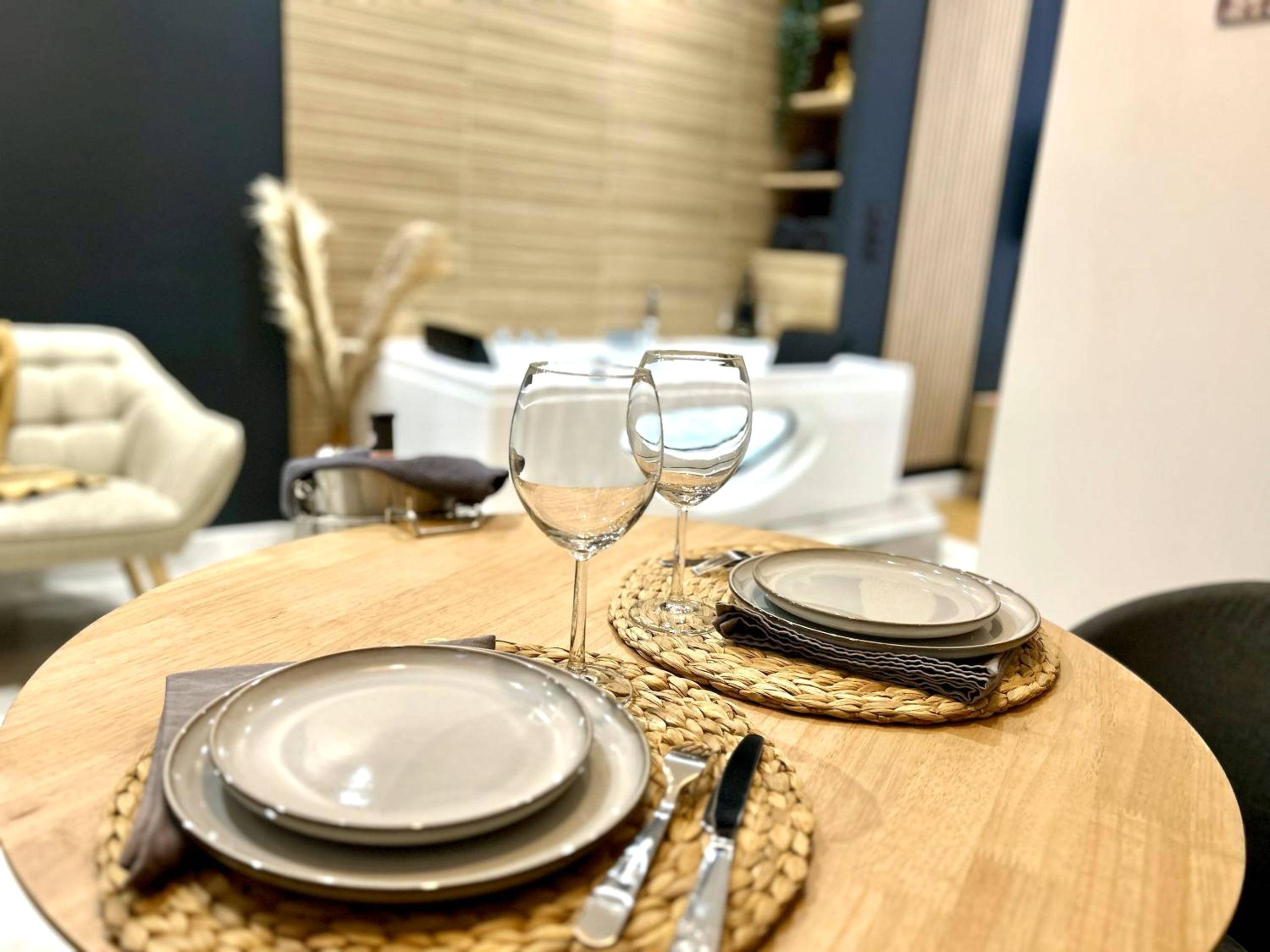 Vue du logement - Suite Cosy Jacuzzi Troyes - Secrets d'Ana