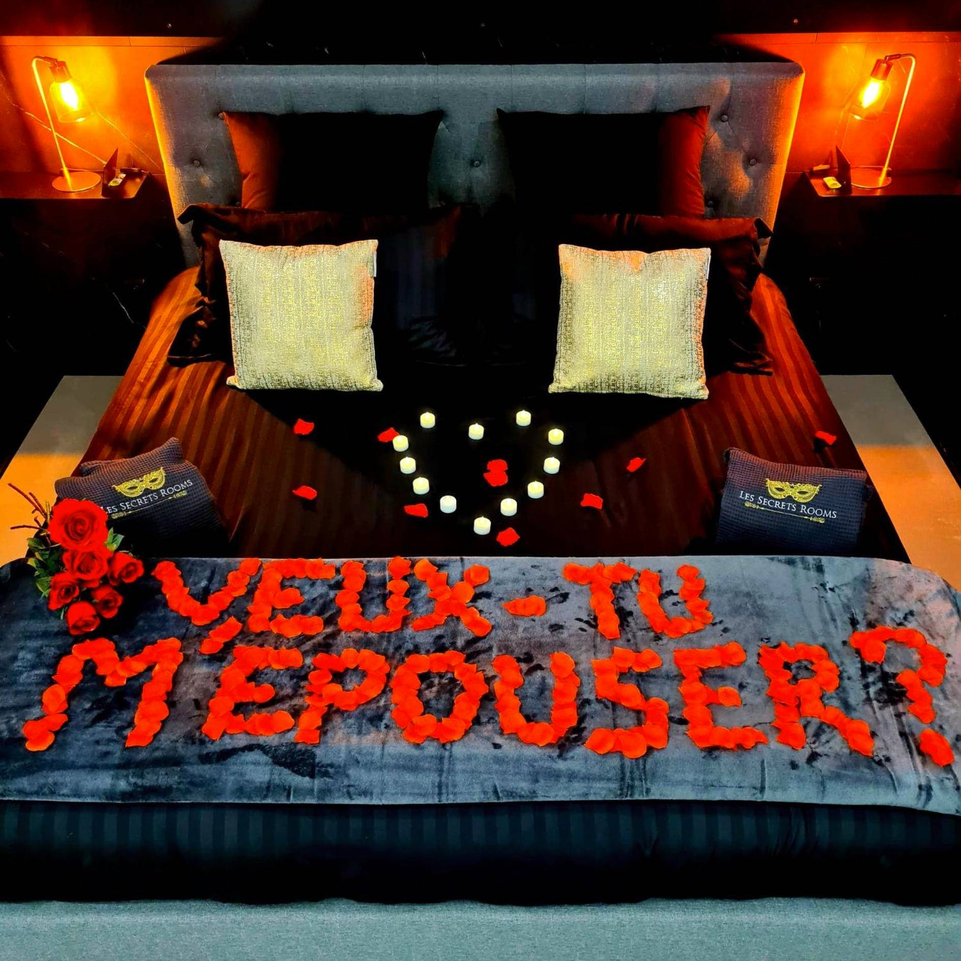 Photo du logement - LES SECRETS ROOMS, LOVE ROOM DE LUXE AVEC JACUZZI