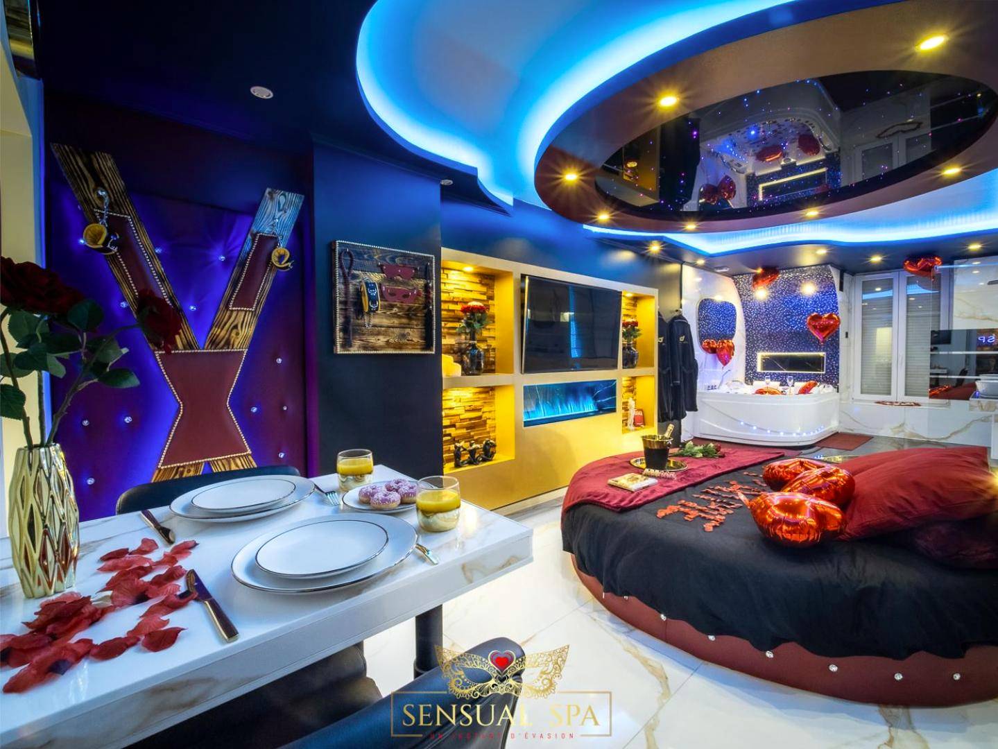 Photo du logement - Sensual SPA - Love ROOM Jacuzzi Hammam Terrasse