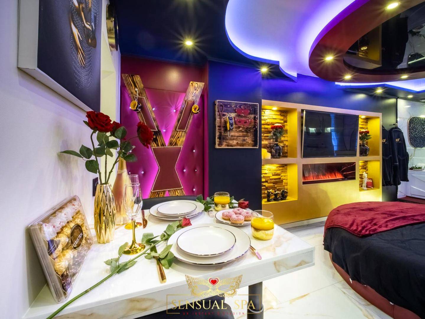 Photo du logement - Sensual SPA - Love ROOM Jacuzzi Hammam Terrasse