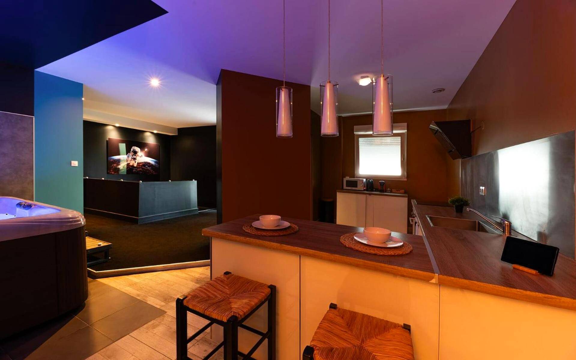 Photo du logement - La Somptueuse 100m2 Spa/Sauna privé