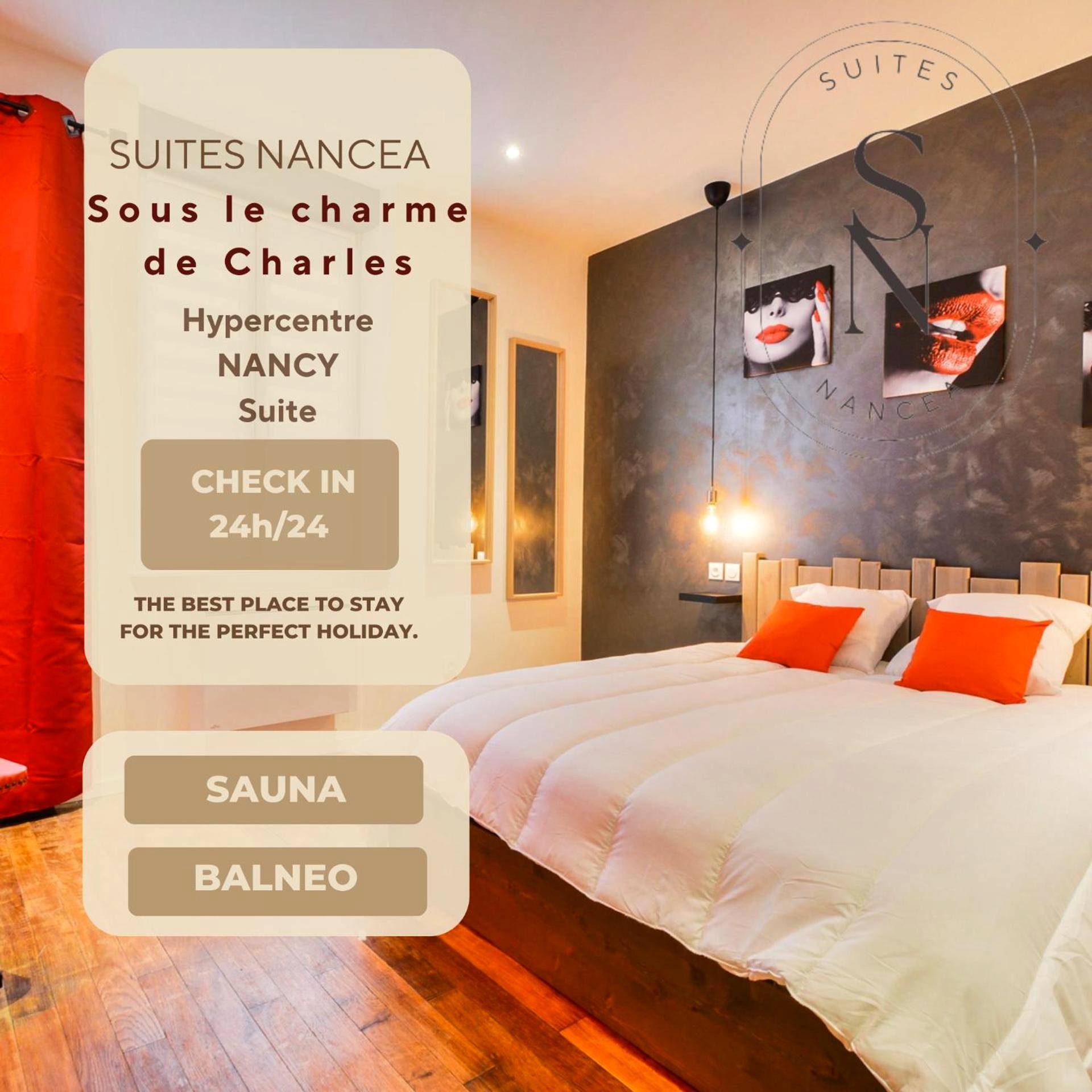 Photo du logement - Sous le Charme de Charles Sauna & Jacuzzi Nancy
