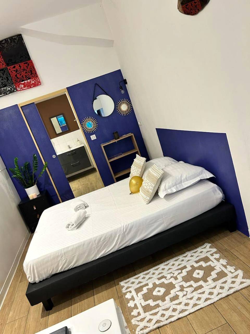 Vue du logement - Studio cosy, grand spa privatif et parking privée Centre ville menton