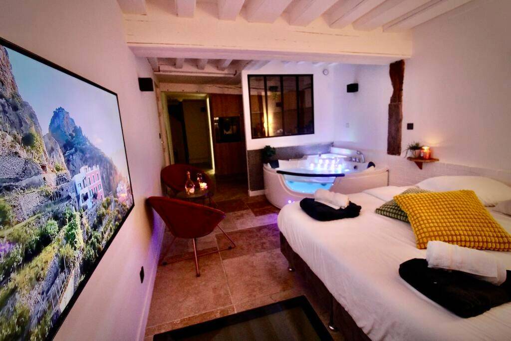 Photo du logement - Le Spa Beauvoisine - Jacuzzi Sauna Rouen centre Free parking - Rouen