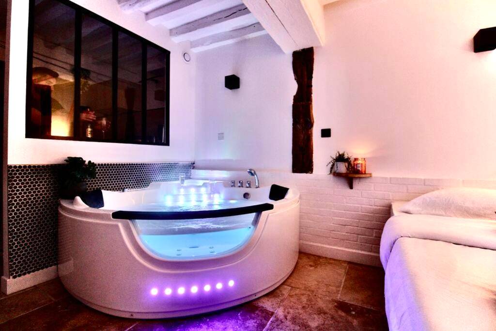 Photo du logement - Le Spa Beauvoisine - Jacuzzi Sauna Rouen centre Free parking