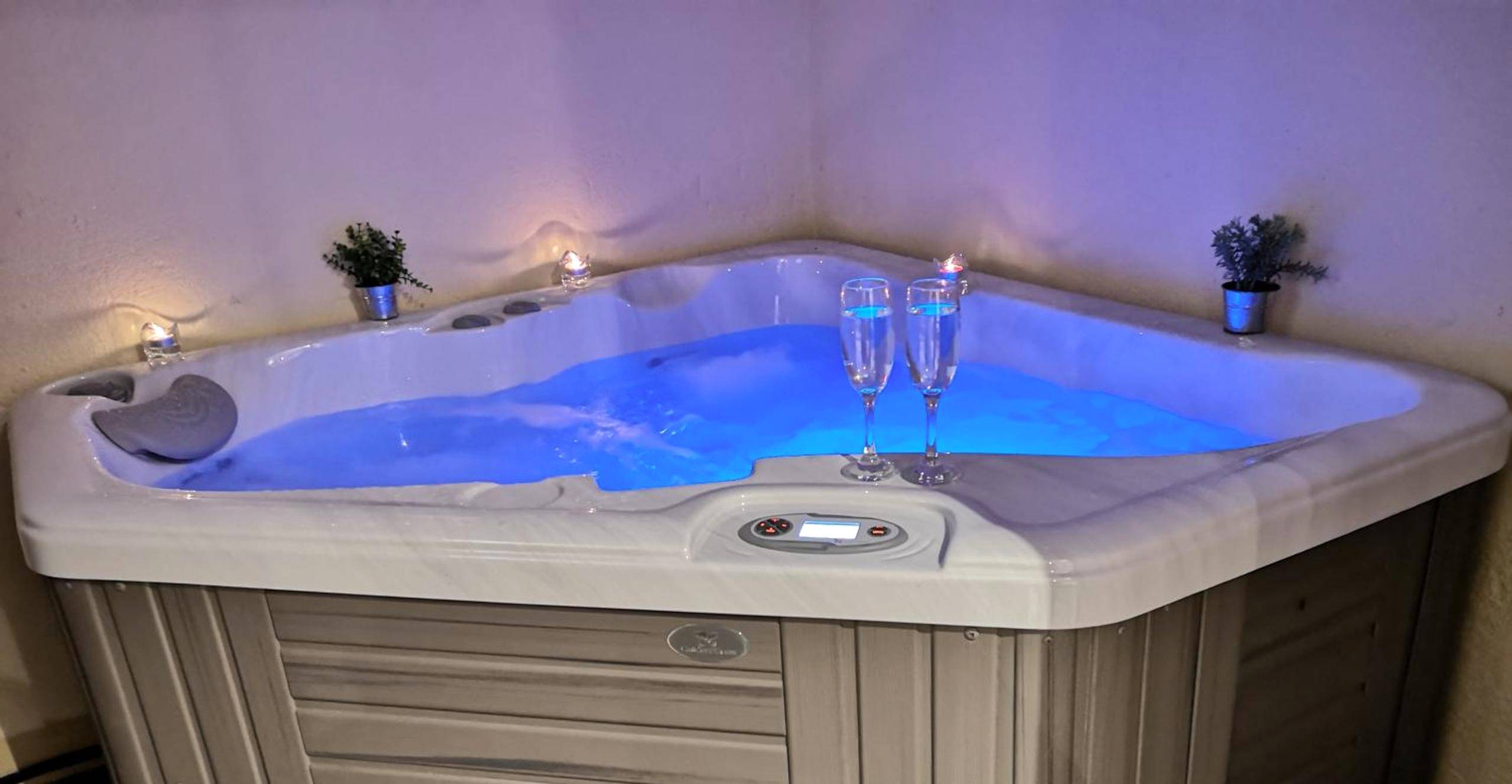 Photo du logement - Appartement spa privatif et cinéma centre ville