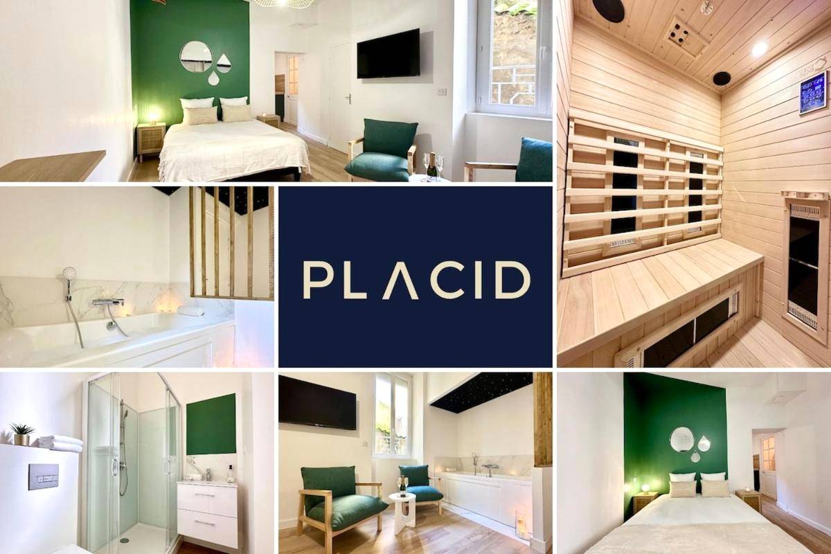 Pêle - mêle des différents espaces du logement - Le SPA Étoilé - Baignoire Balnéo et Sauna Privatif