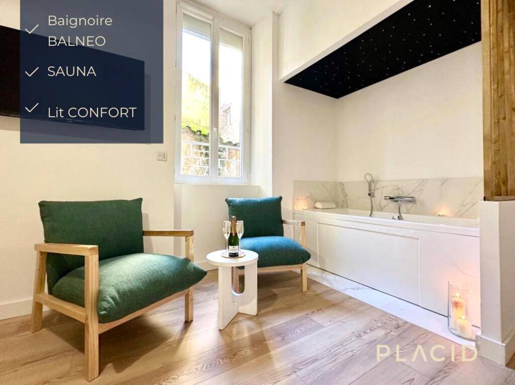 Photo du logement - Le SPA Étoilé - Baignoire Balnéo et Sauna Privatif - Mont - de - Marsan