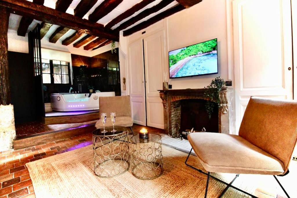 Photo du logement - Le Spa Gustave - Sauna, Jacuzzi & Terrasse à Rouen