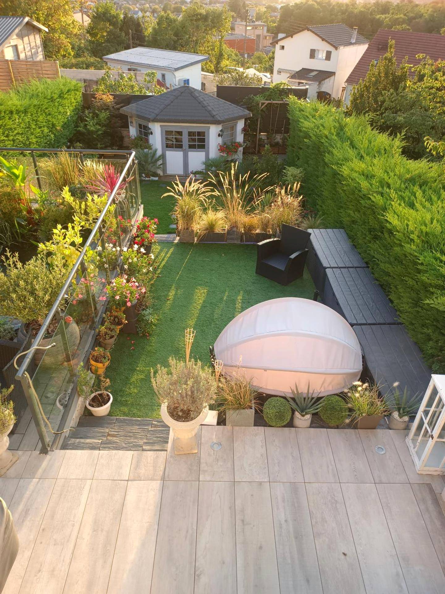 Photo - Spa de la Lune - Private love room suite with terrace and view - Air Conditioned - Double... - Clichy - sous - Bois