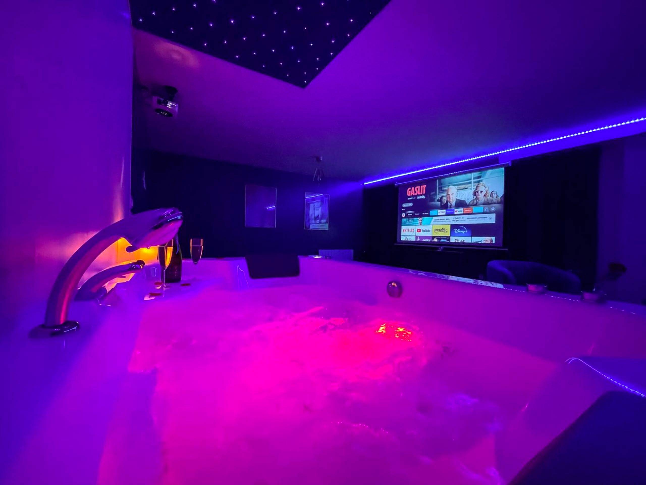 Vue du logement - Spa sous les étoiles - Cinéma - Netflix - Parking - Gare