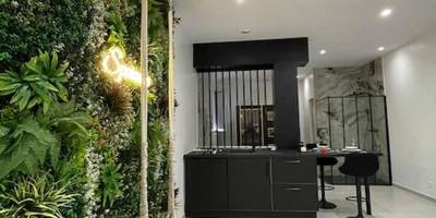 Balançoire intérieure et mur végétal - Sparadise : Jacuzzi et Sauna