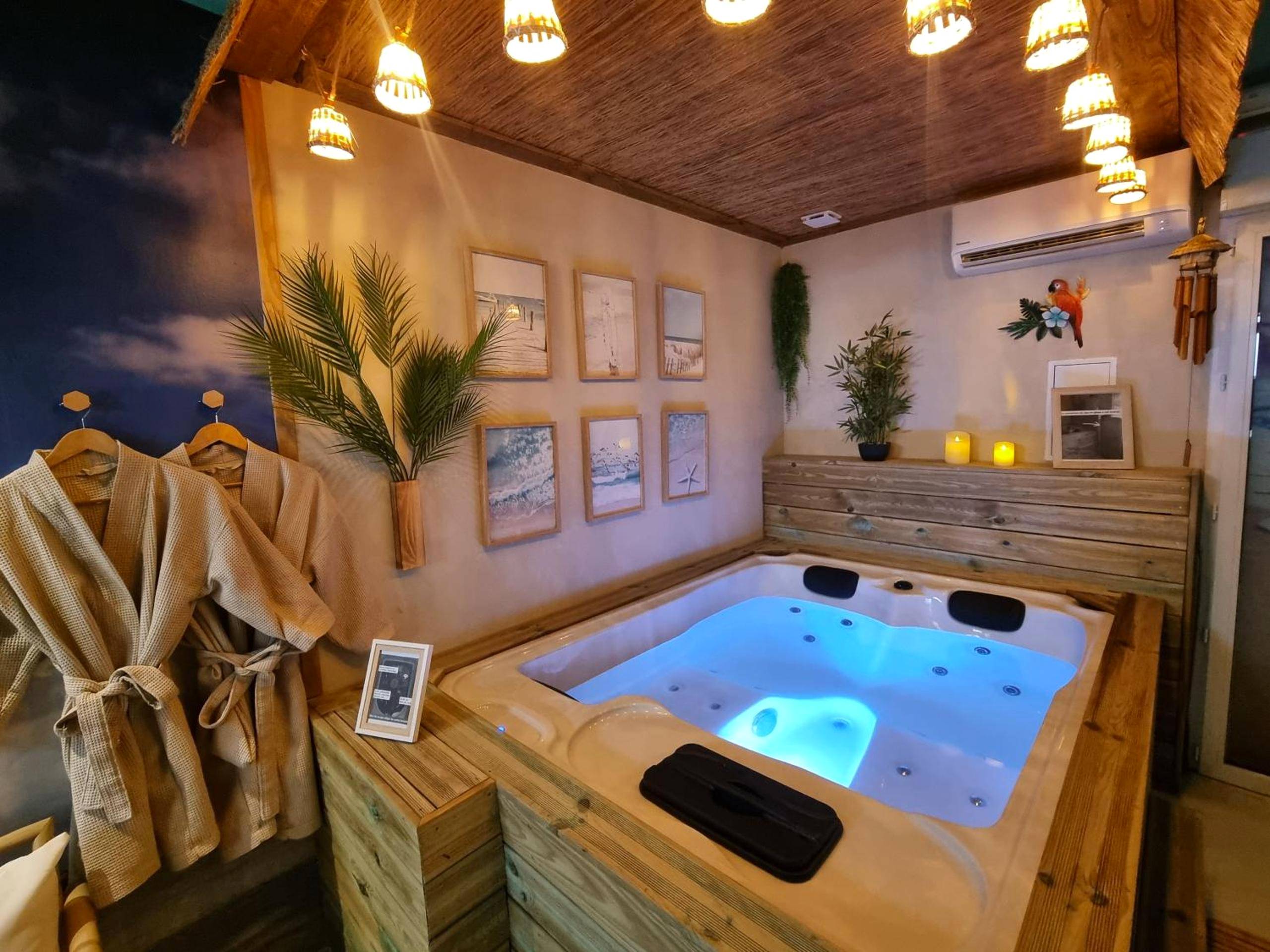 Photo du logement - Les Spas de la Mer, Appart&Spa Aloha, 100m de la plage, Plein cœur du Grau