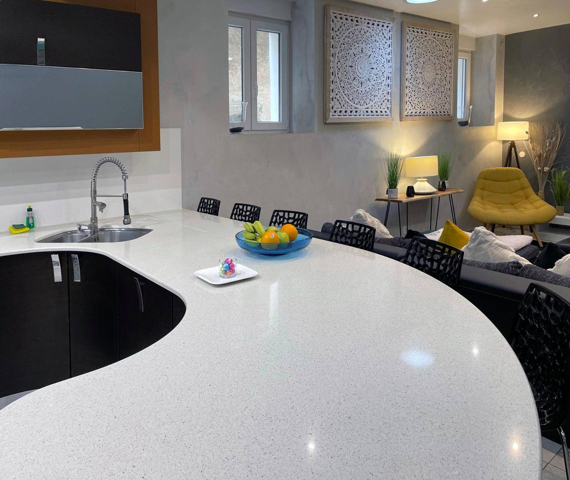 Photo du logement - Appartement Standing piscine intérieur privatisée .