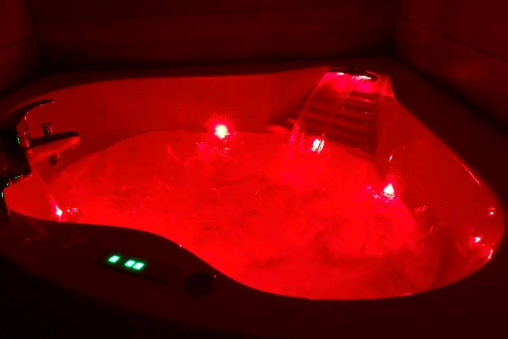 Photo du logement - Studio cocooning Spa, lit XXL, cour extérieure