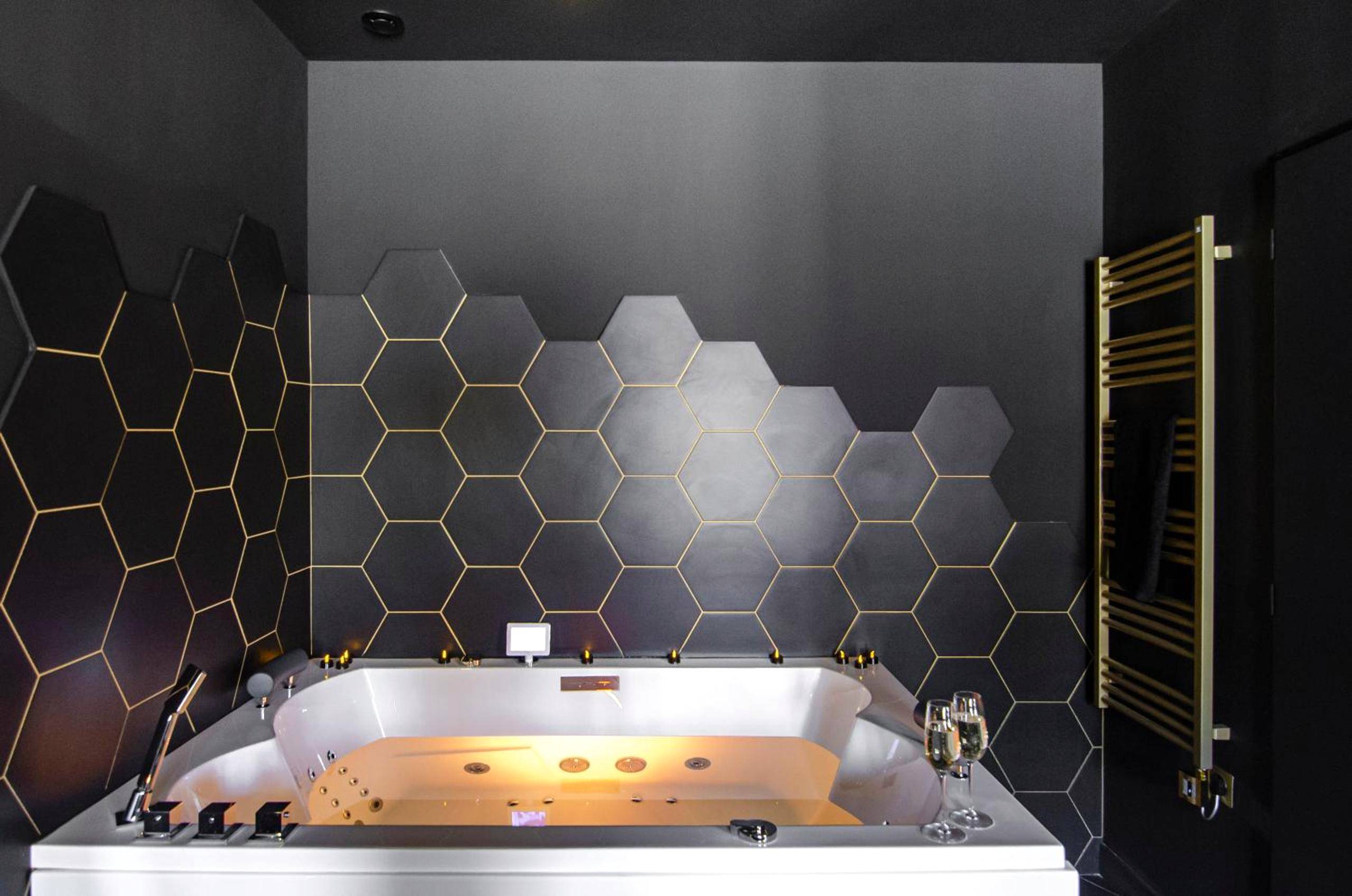 Photo du logement - Suite Balneo Hammam Noire et Or