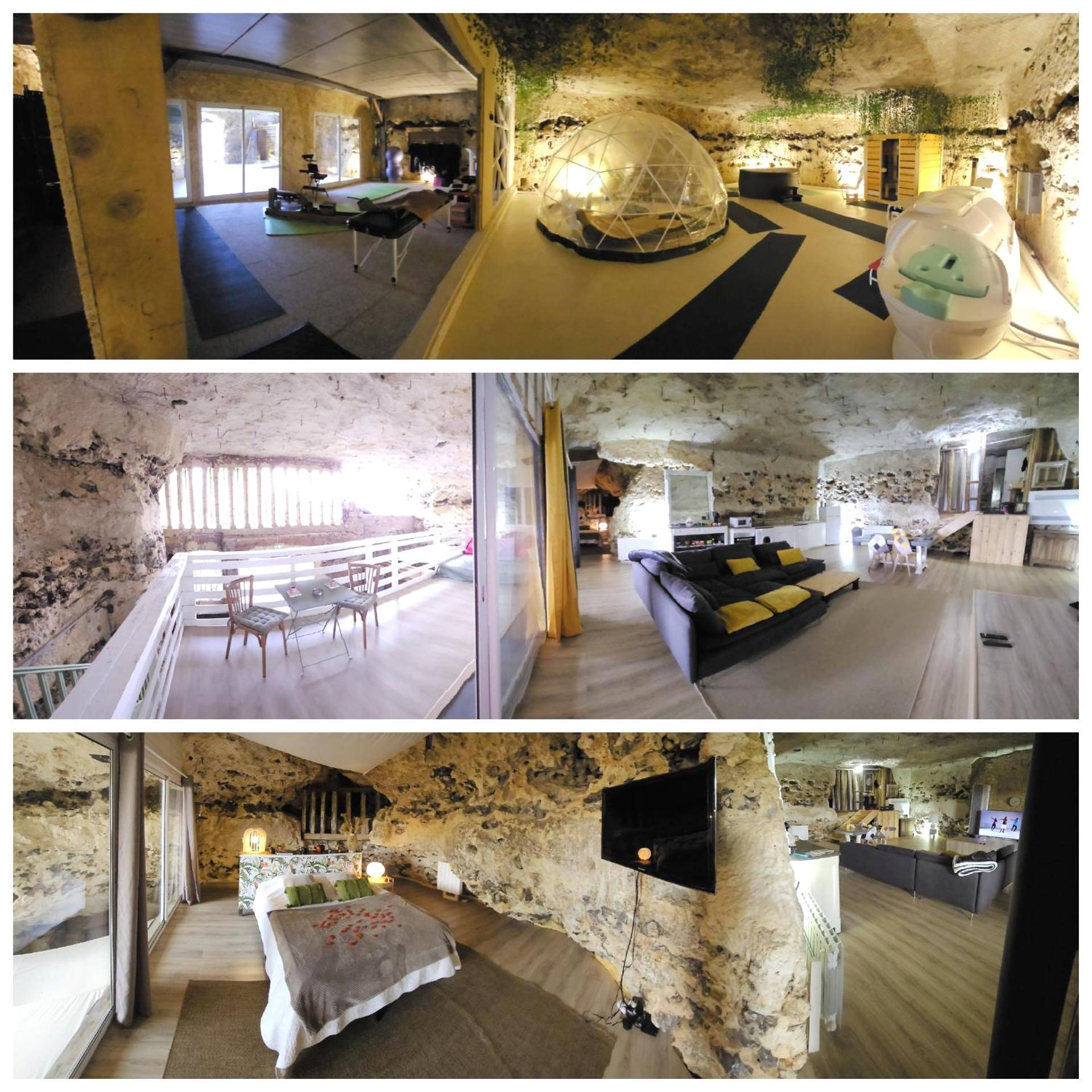 Espace bien - être avec dôme et sauna - Love Room Châteaudun - La suite des fouleries