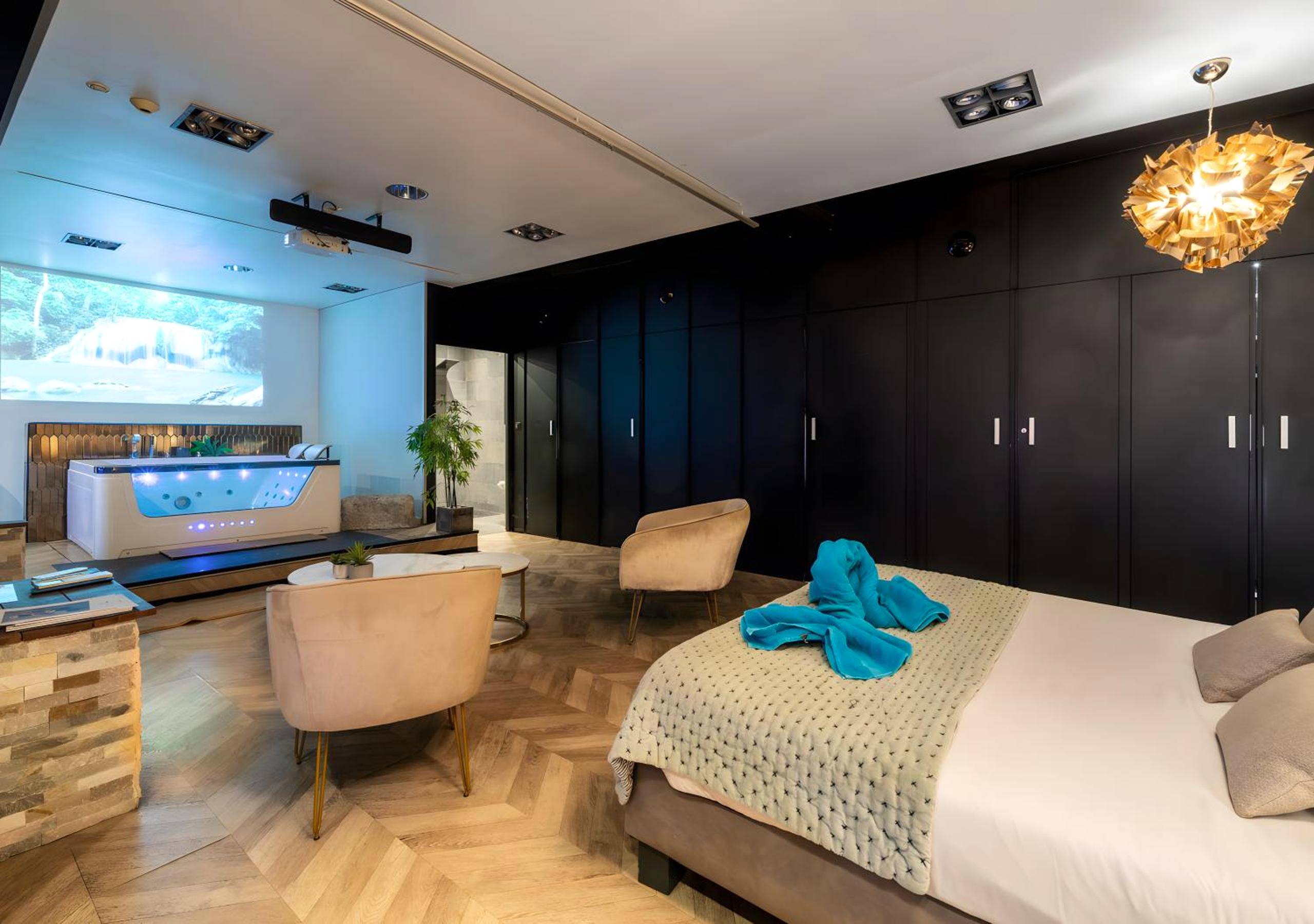 Photo du logement - Suite toute équipée Jacuzzi privé
