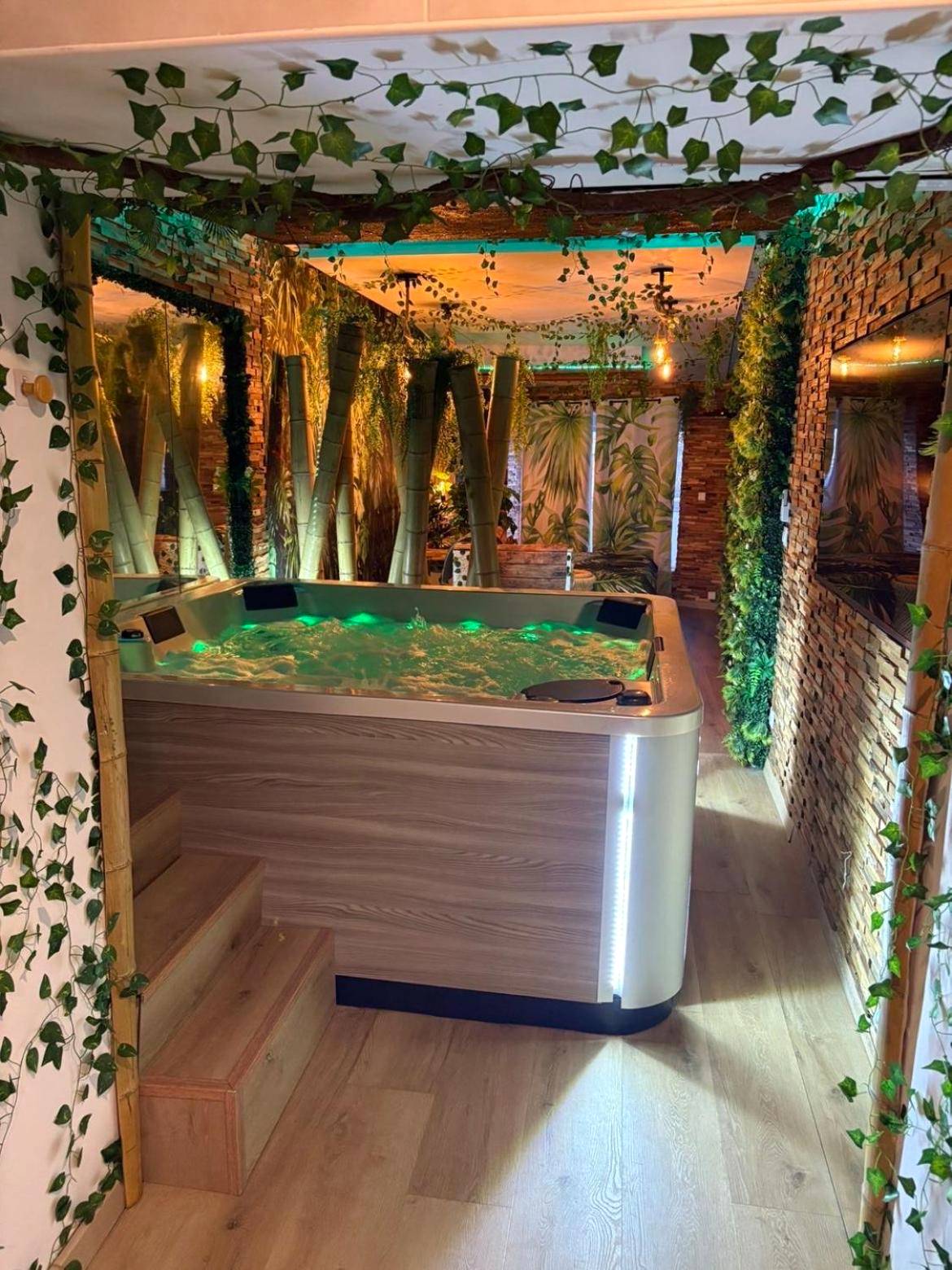 Vue principale - Love Room Perpignan - Suite Jungle Room