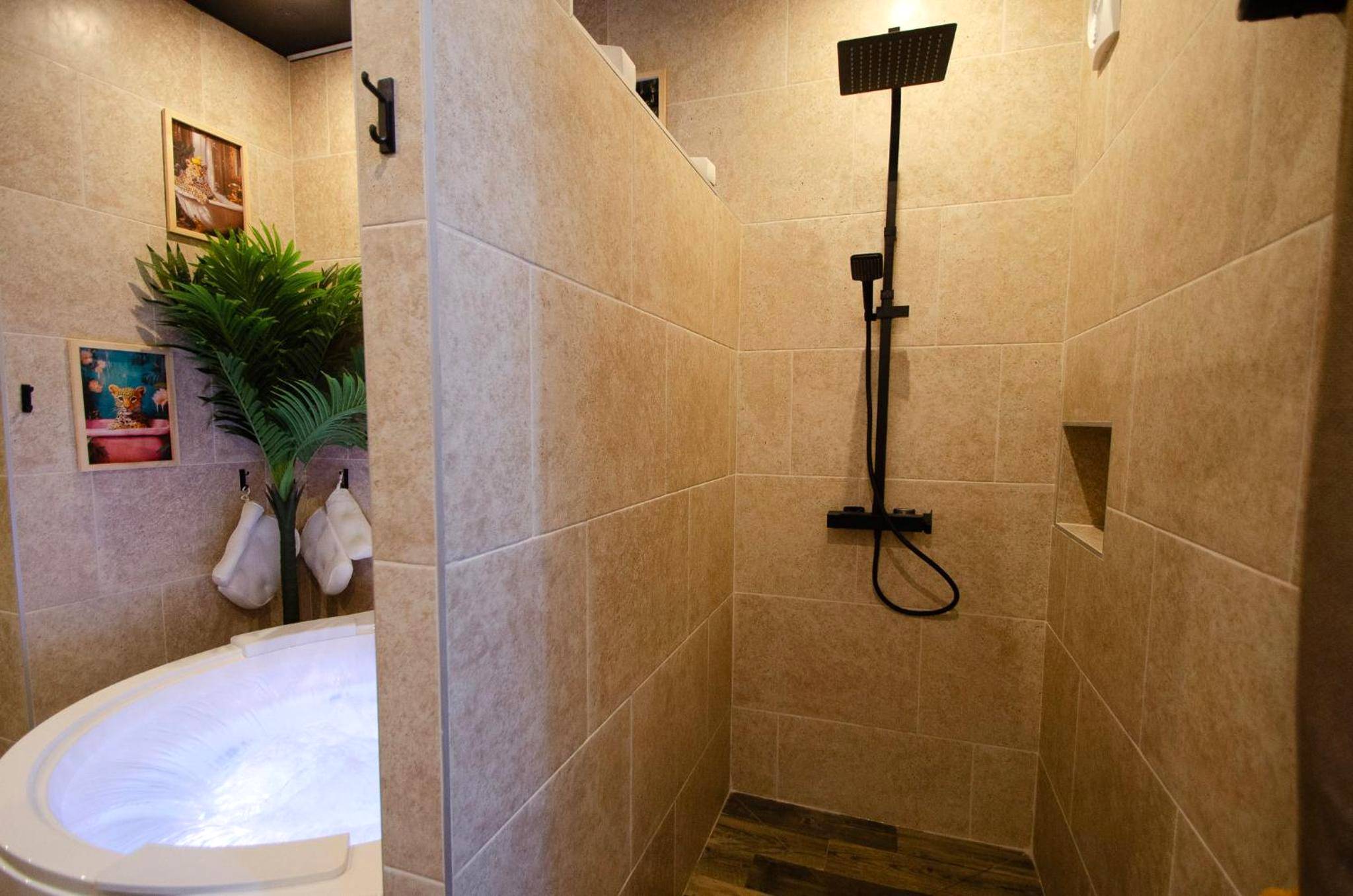 Photo du logement - Suite Jungle Spa - Sauna & Balnéo