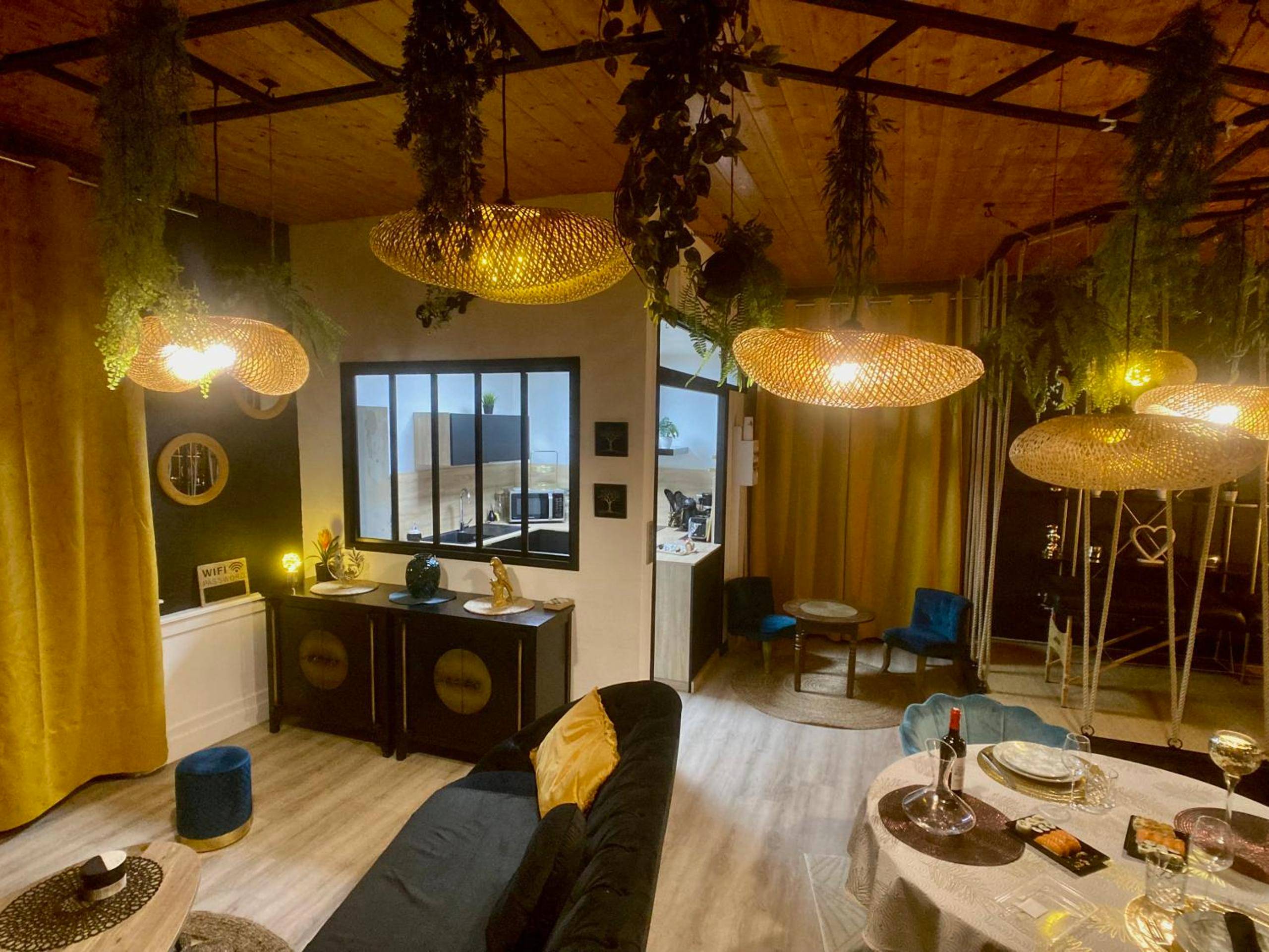 Photo du logement - SUITE KASSIOPEE, romantisme, balnéo, sauna - Quimperlé