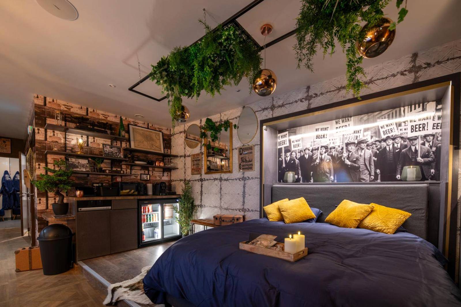 Vue interieure - Suite Prohibition - Love & atypique room sauna & spa