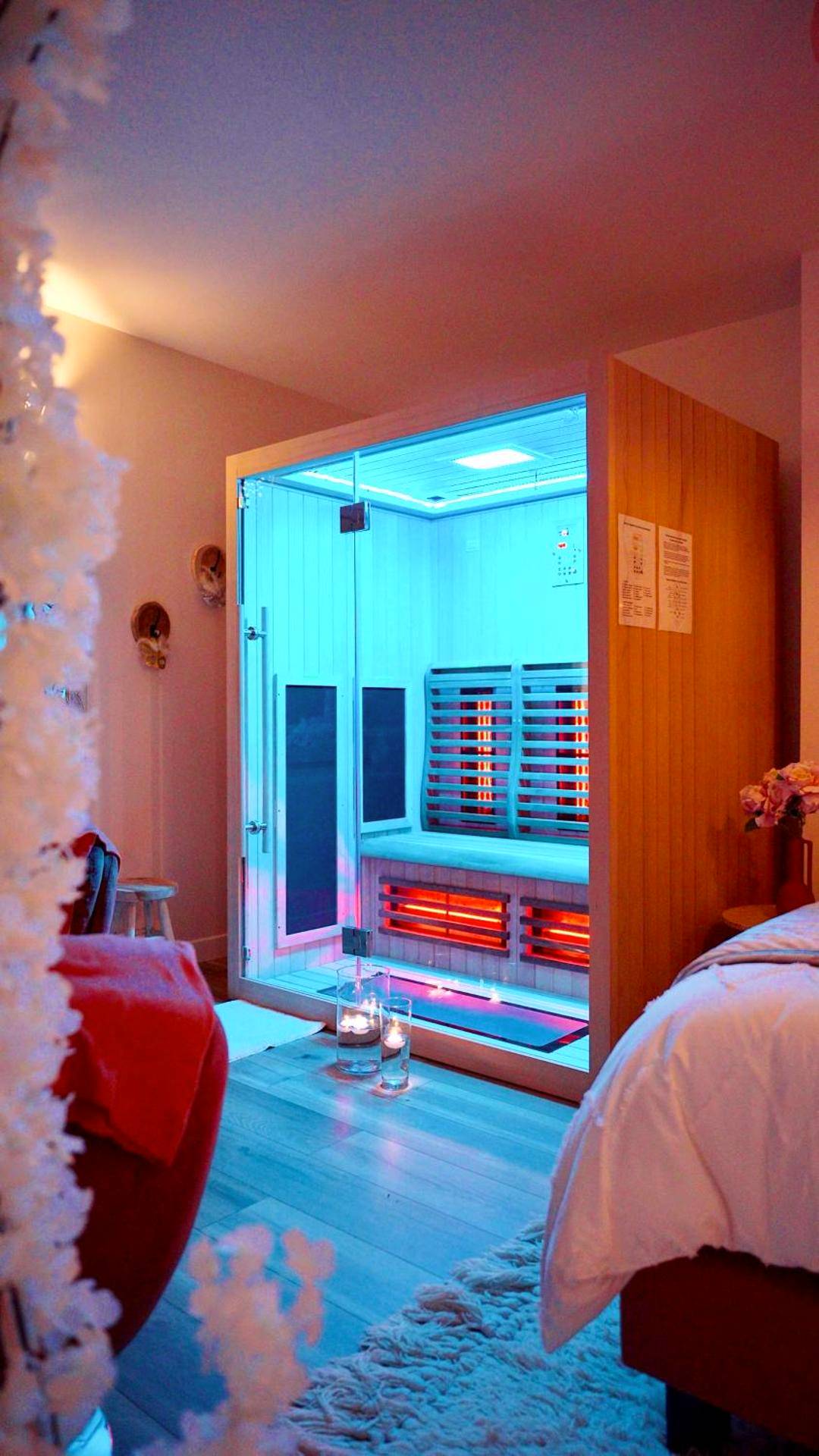 Photo du logement - Suite Luxe Spa Balneo Sauna Hammam Projecteur