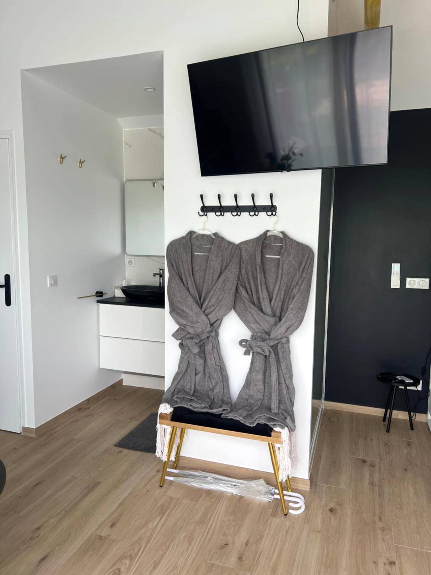 Photo du logement - Suite romantique avec Spa et filet suspendu