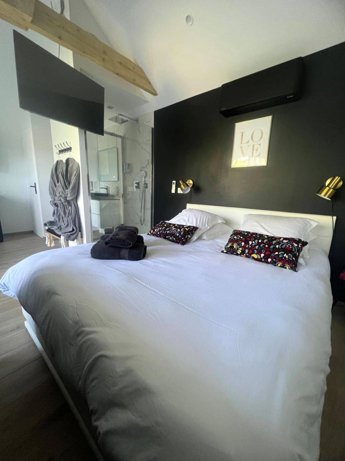 Photo du logement - Suite romantique avec Spa et filet suspendu - Auteuil