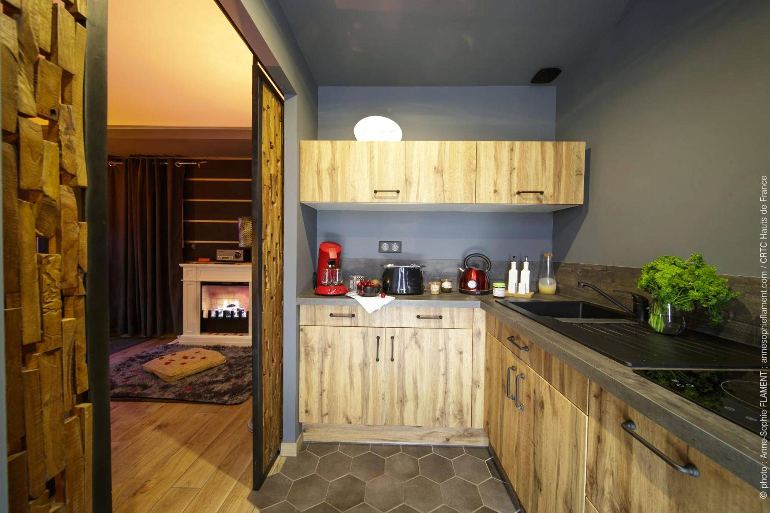 Photo du logement - Suite Romantique avec Spa Privatif Sauna & Ambiance cosy Baie de Somme - Saint - Blimont