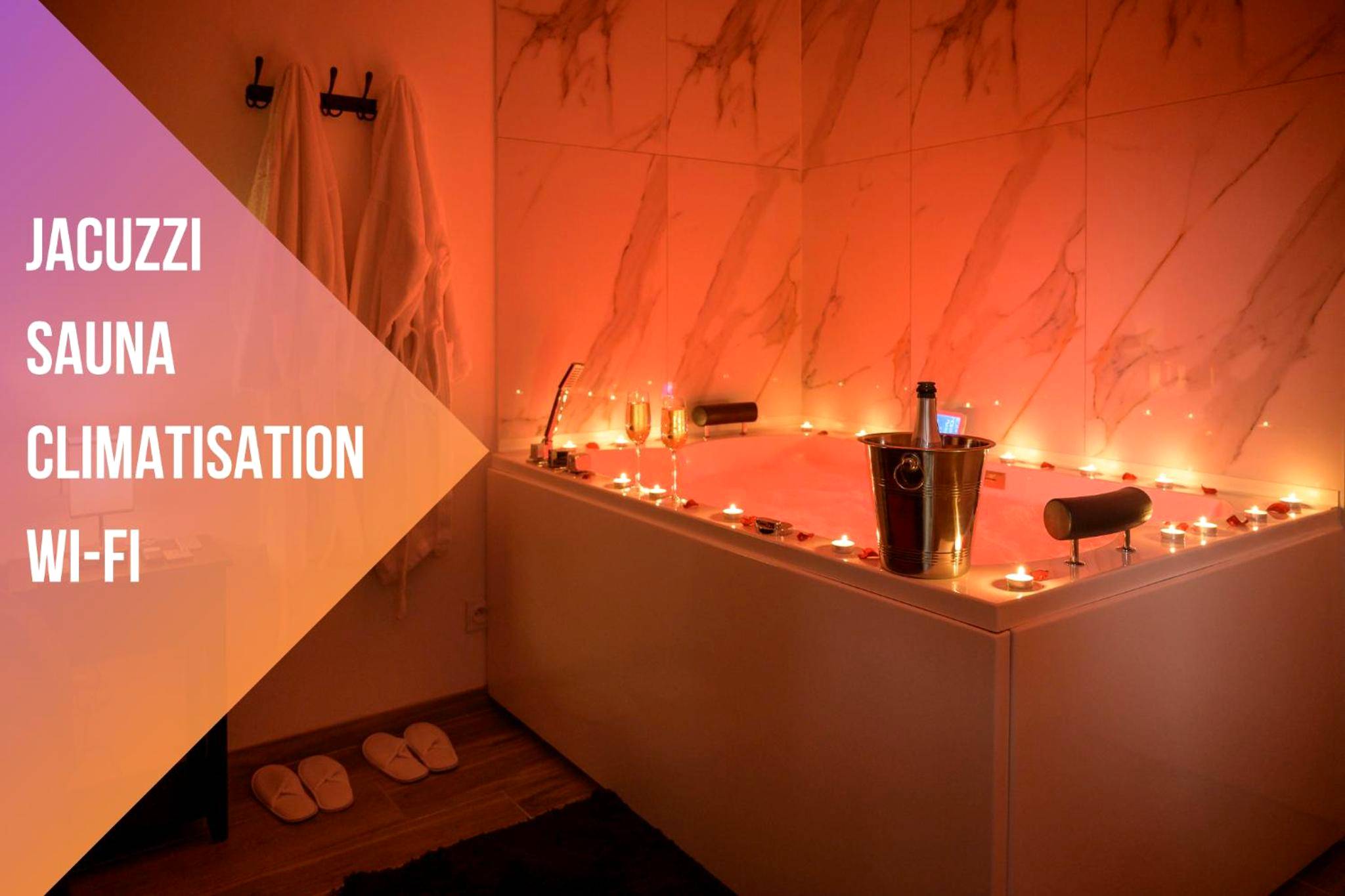 Photo du logement - Suite romantique spa/sauna en Avignon