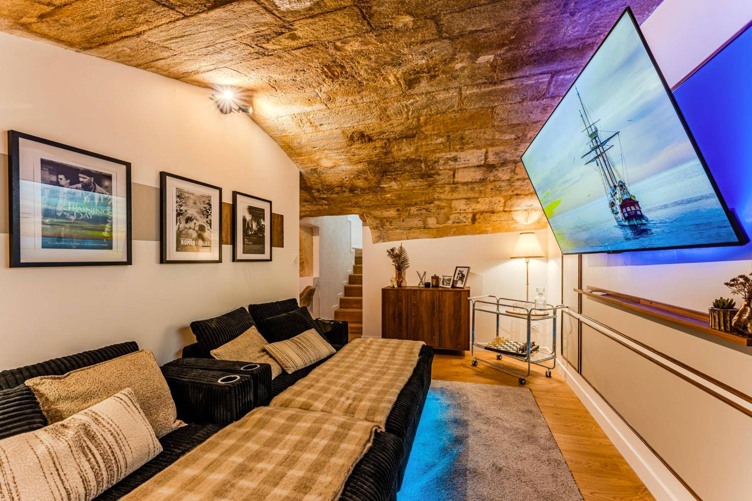 Photo du logement - Suite d'Exception sous Voûtes avec Spa & Cinéma - Bordeaux