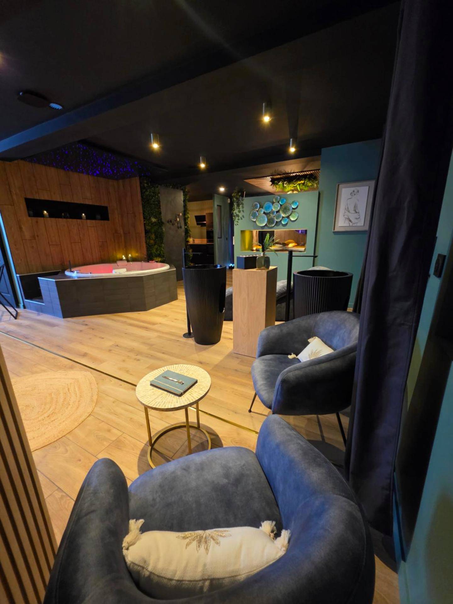 Photo du logement - Toi et moi gite Love room avec Hammam, Sauna, Balnéothérapie ensemble privatisés