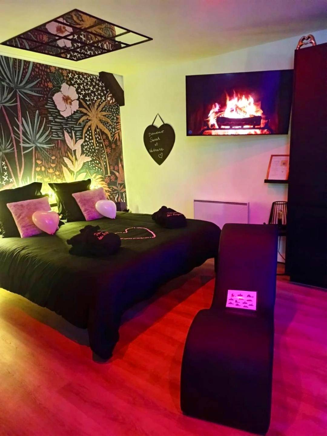 Vue du logement - Love Room Rouen - Love room Spa "Trésor des Anges"