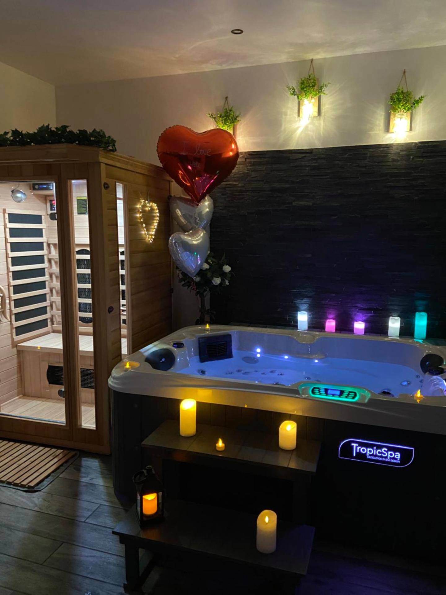 Photo du logement - le tricosy jacuzzi et sauna privatif