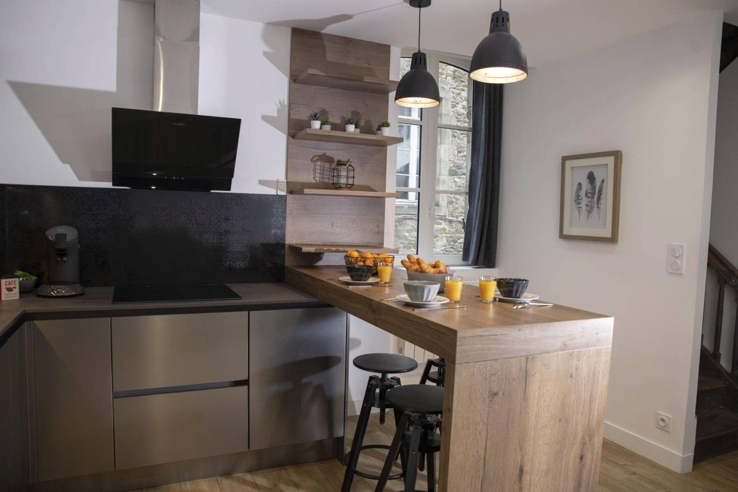 Photo du logement - Triplex 110 m2 centre historique avec jacuzzi DINAN