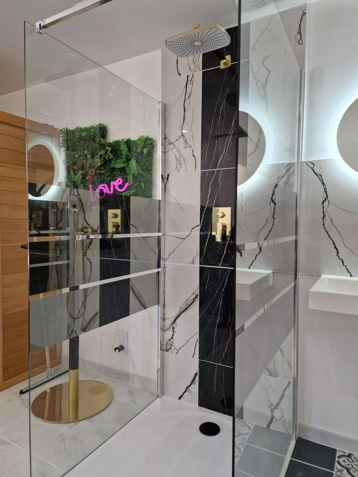 Autre vue interieure - Le Triplex Romantique Balneo duo et Sauna - Hermanville - sur - Mer