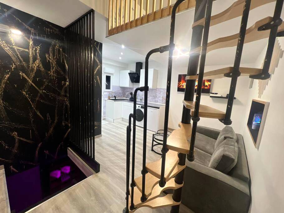 Vue du logement - Maison Appartement Triplex avec jacuzzi et sauna