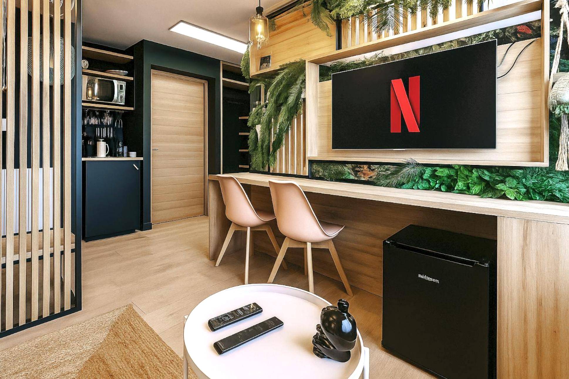 Vue du logement - Love Room Lyon - Cocon des Beaux - Tropical Jacuzzi Oasis - Terreaux