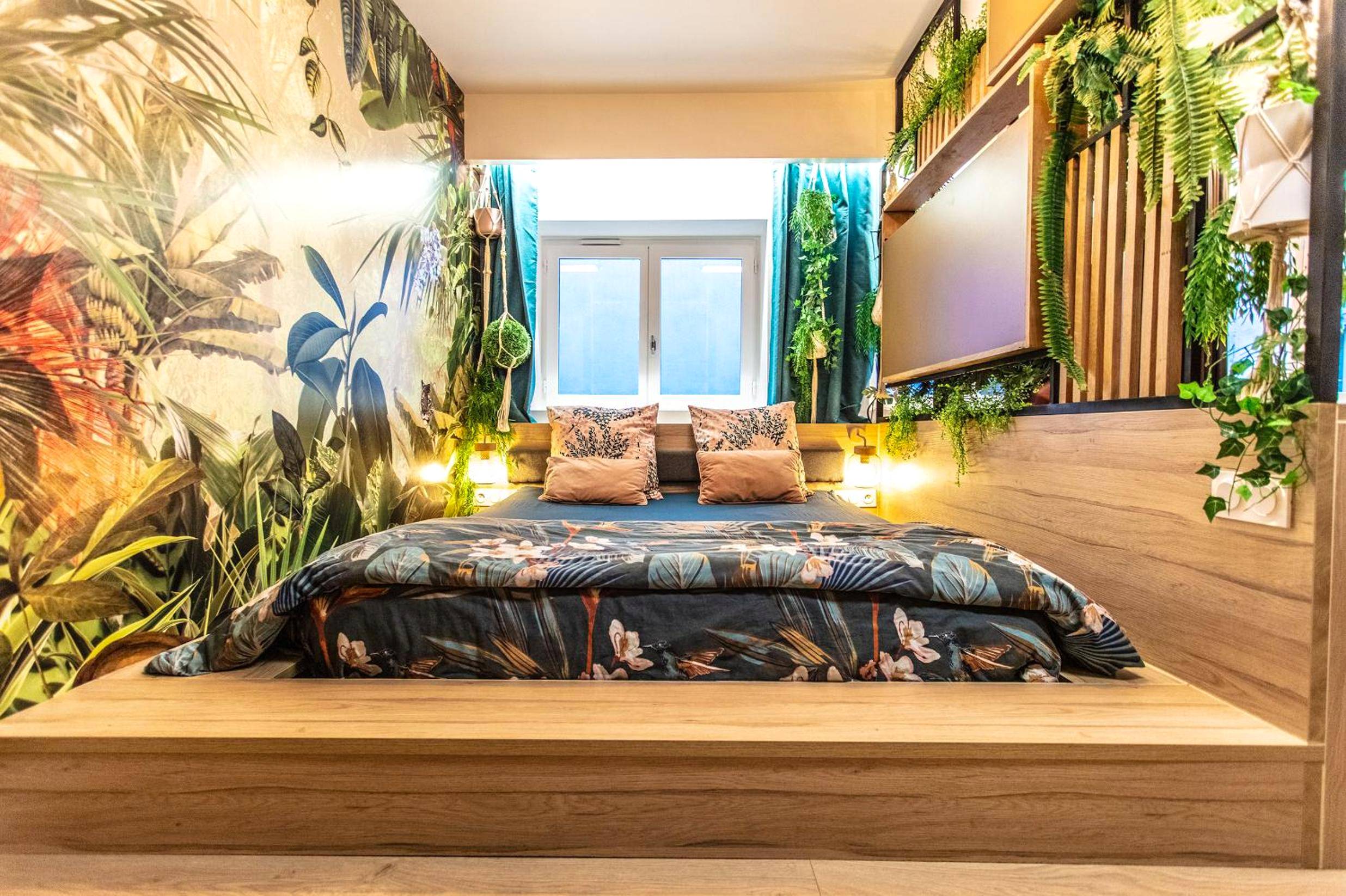 Vue du logement - Cocon des Beaux - Tropical Jacuzzi Oasis - Terreaux