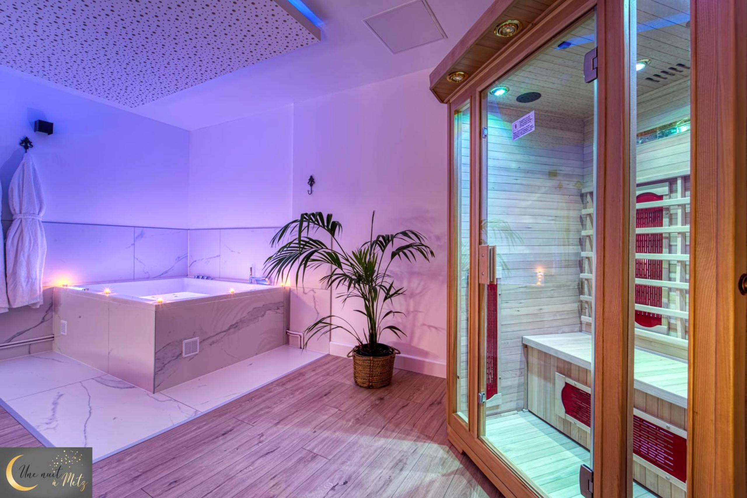 Vue du logement - Love Room Metz - Spa et Sauna au coeur de Metz (unenuitametz)