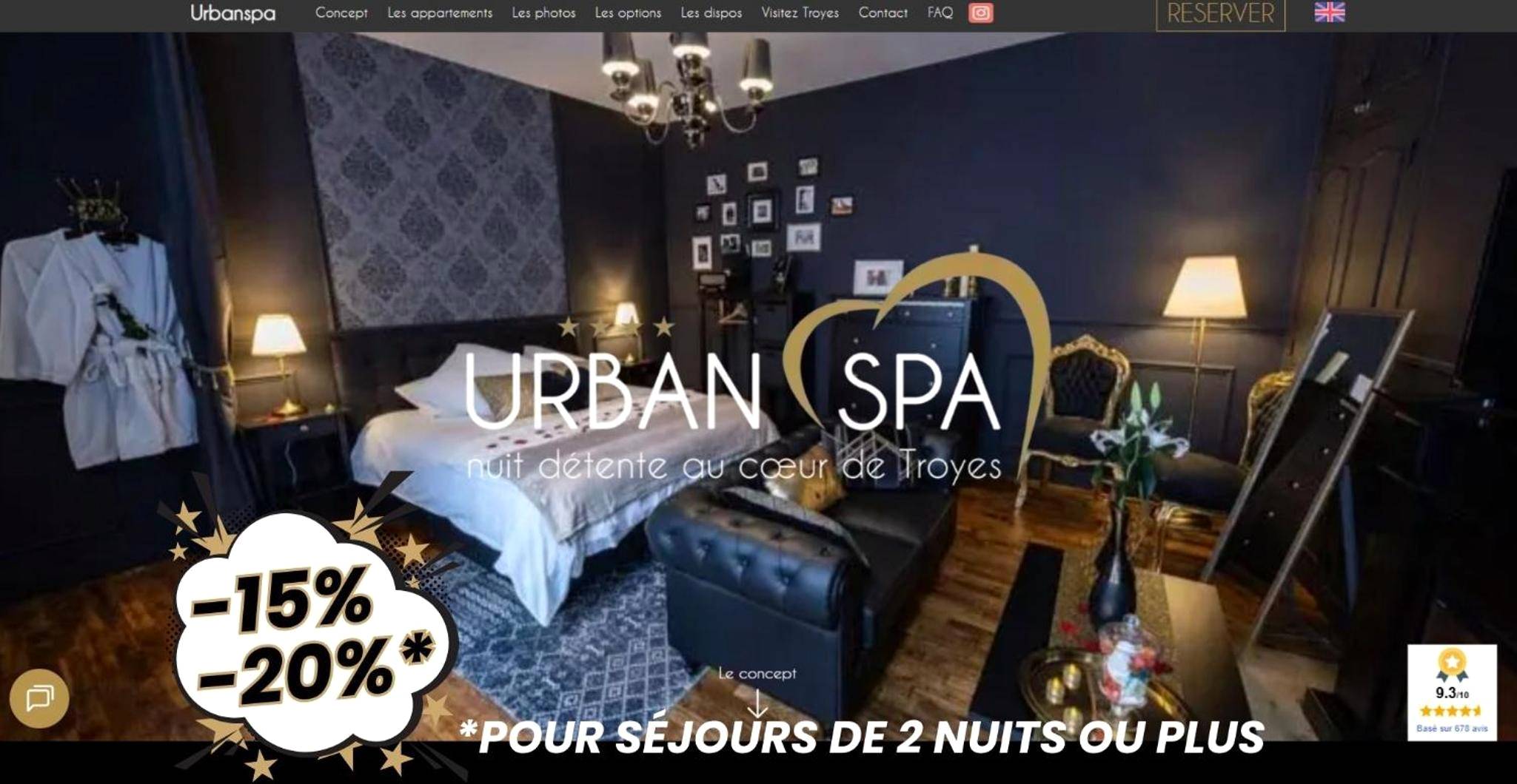 Photo du logement - Urban Spa Romantique Chic