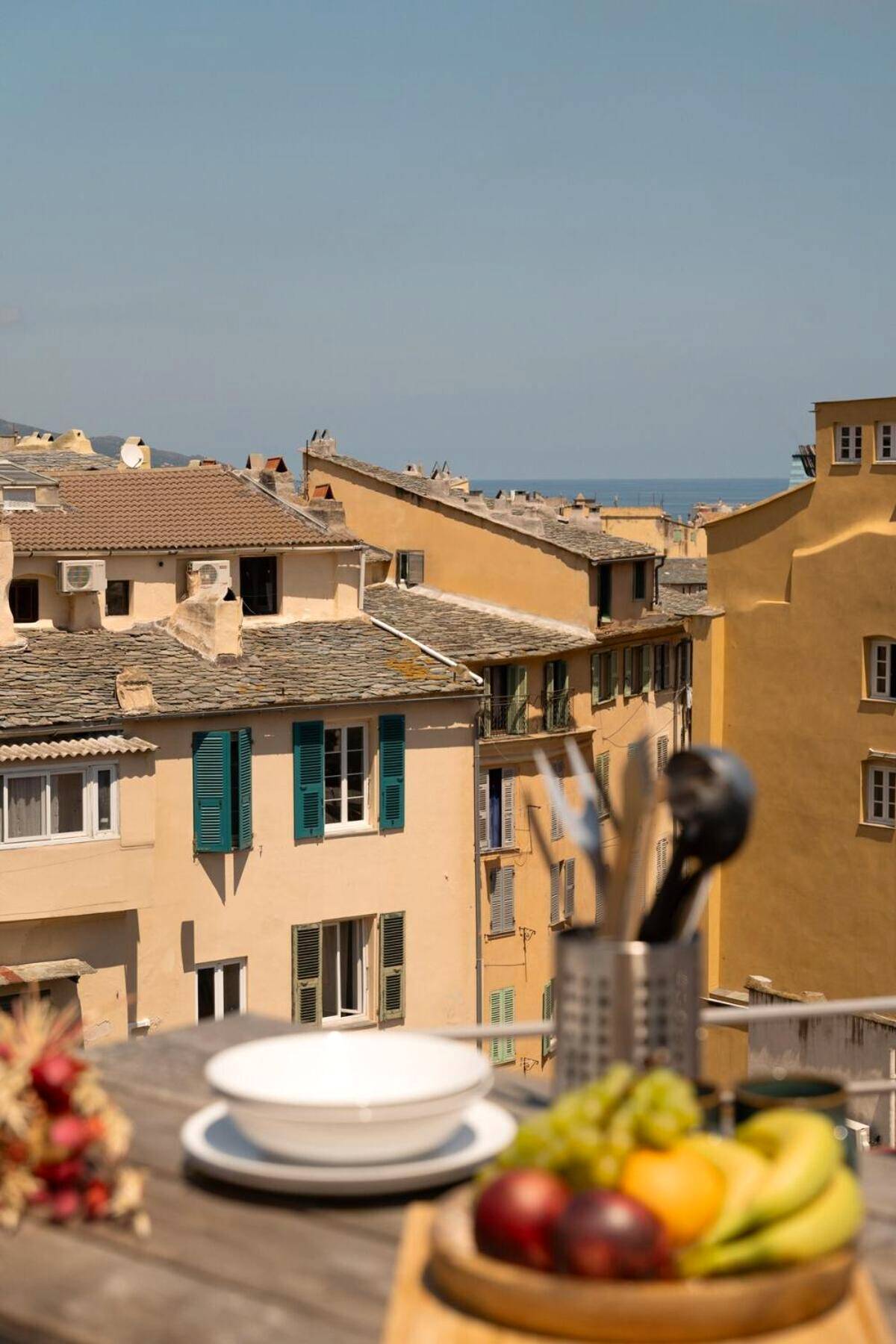 Photo du logement - Vatta appartement centre ville avec roof top bain à remous et vue panoramique - Bastia