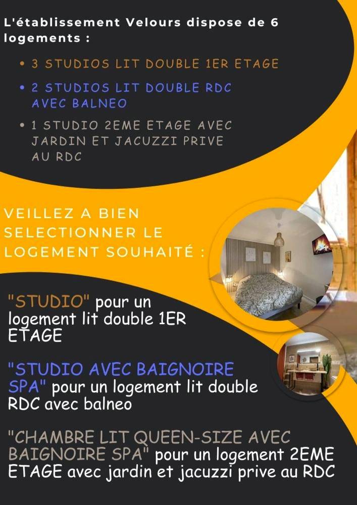 Photo du logement - Velours & Balnéo