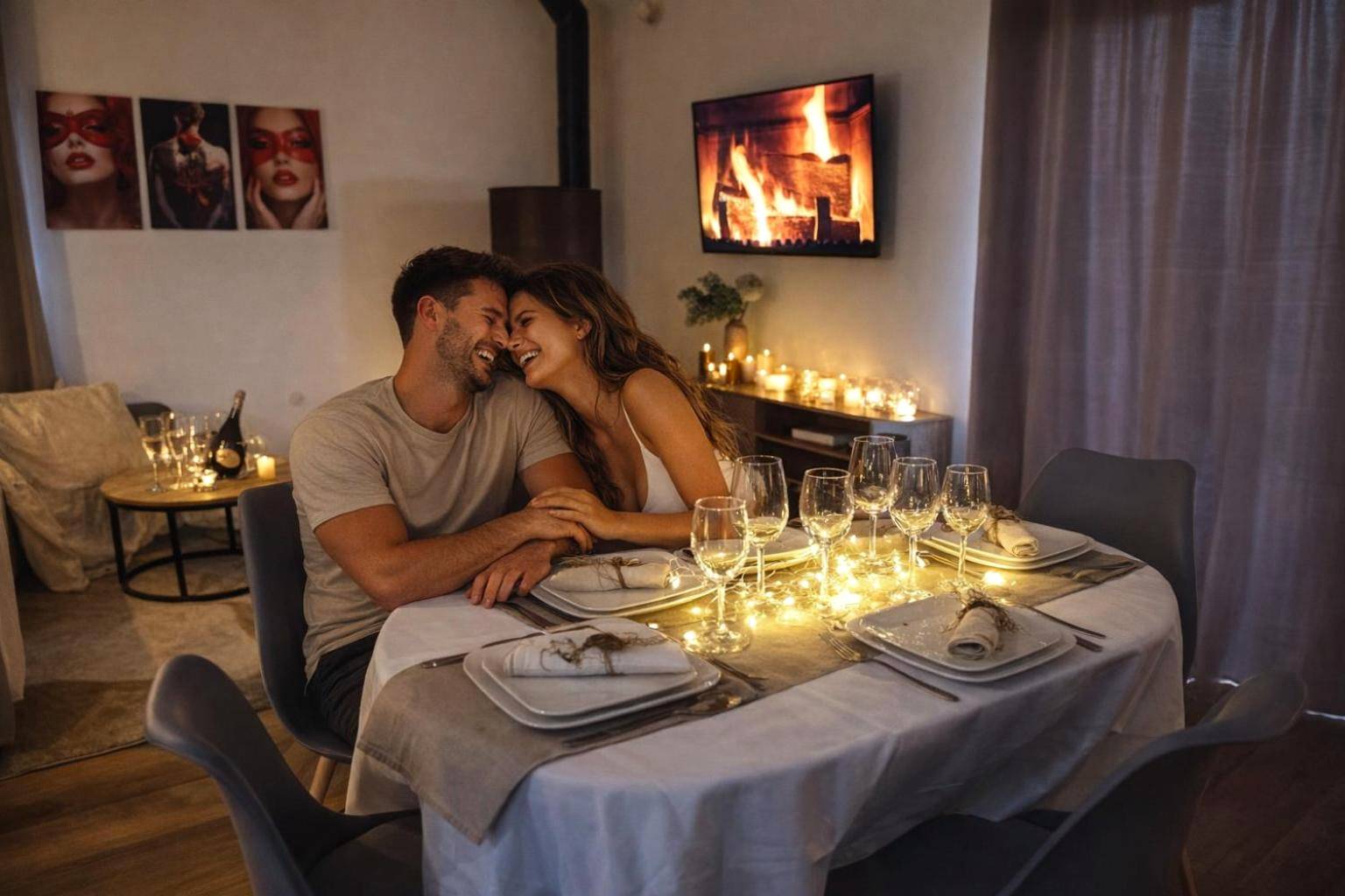 Photo du logement - Love Room " Villa Donuts" , Spa, Jacuzzi, Sauna, 2 Bedrooms - Mons